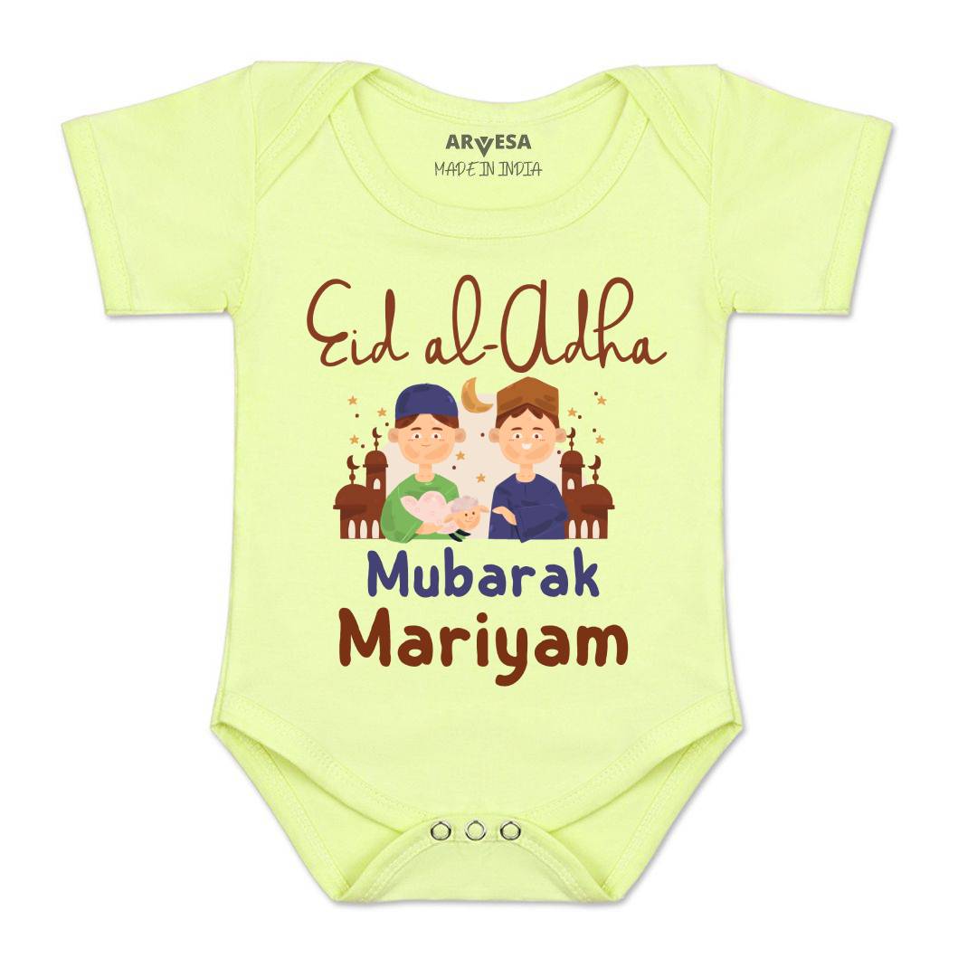 Arvesa Eid Al Adha Mubarak  Baby Boy & Girl Dress
