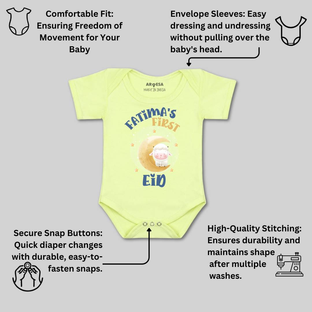 Arvesa My First Bakra Eid  Baby Boy & Girl Dress