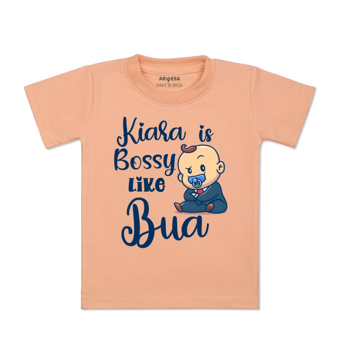 Arvesa Bossy Like My Bua Baby Boy & Girl Dress