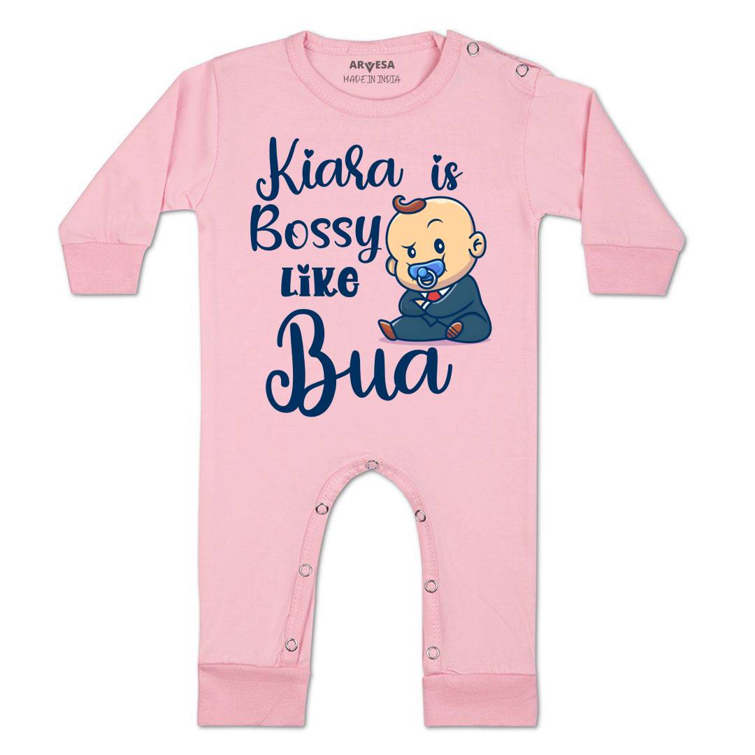 Arvesa Bossy Like My Bua Baby Boy & Girl Dress