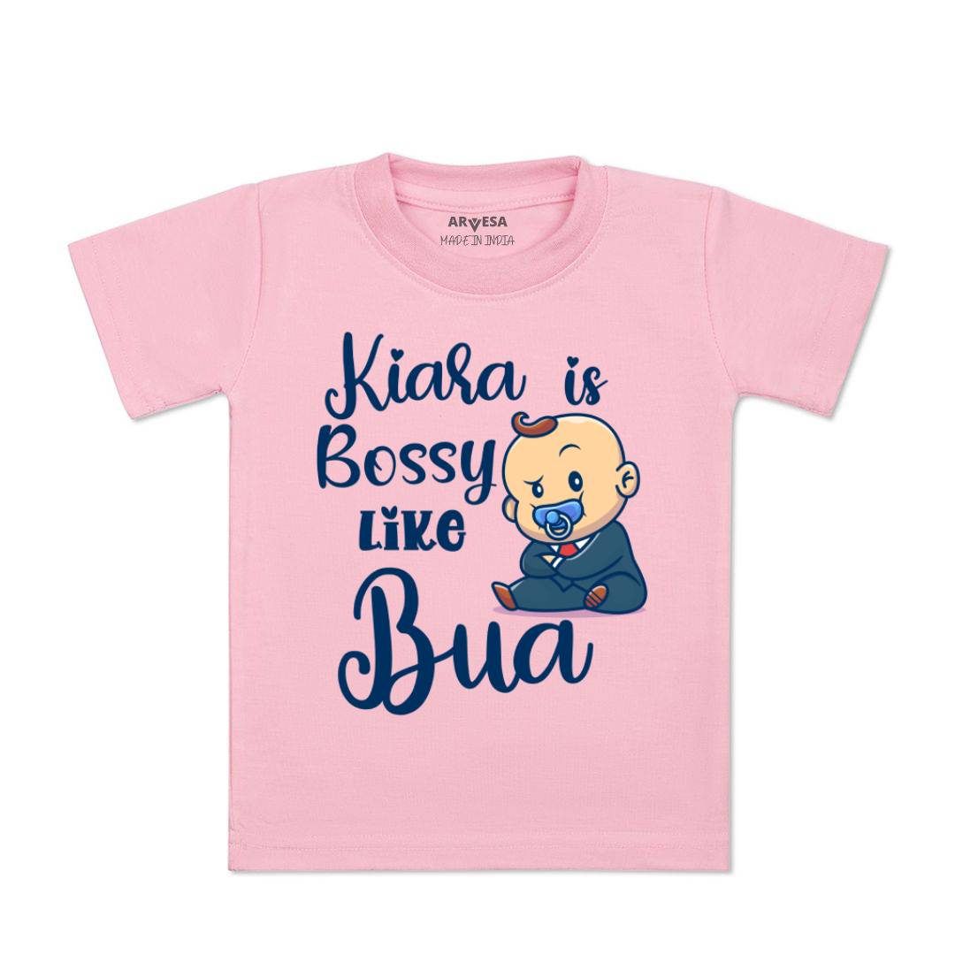 Arvesa Bossy Like My Bua Baby Boy & Girl Dress