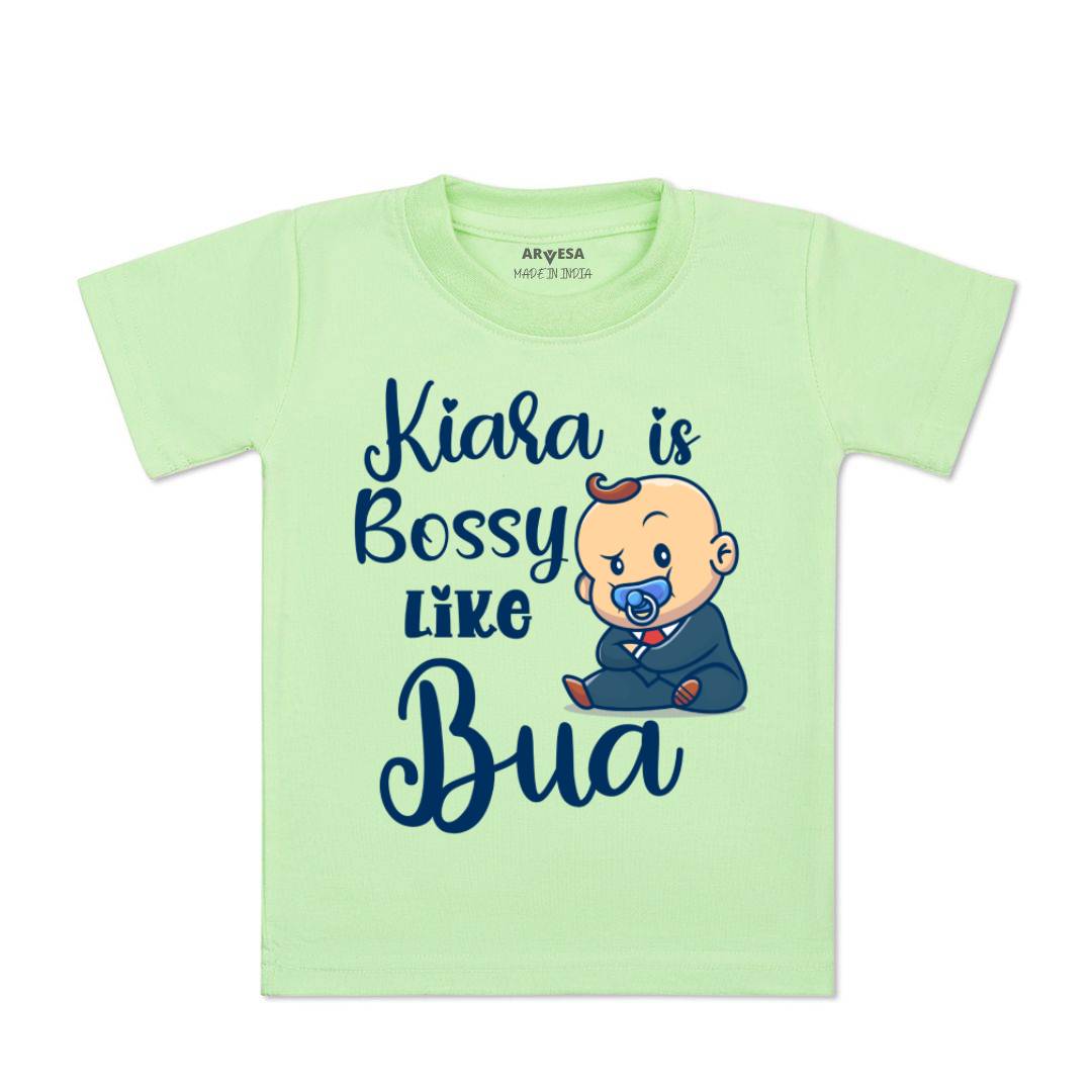 Arvesa Bossy Like My Bua Baby Boy & Girl Dress