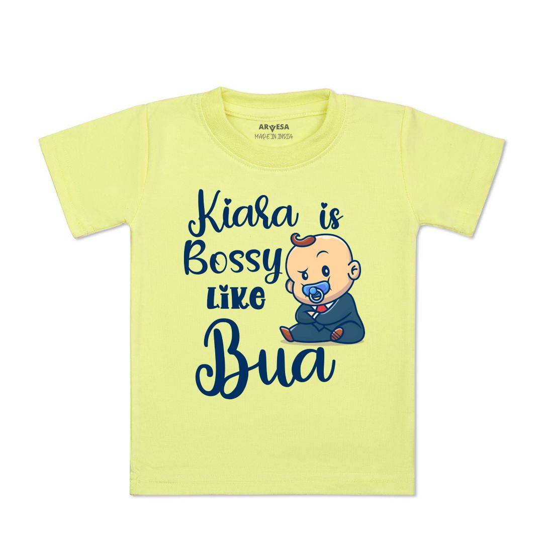 Arvesa Bossy Like My Bua Baby Boy & Girl Dress