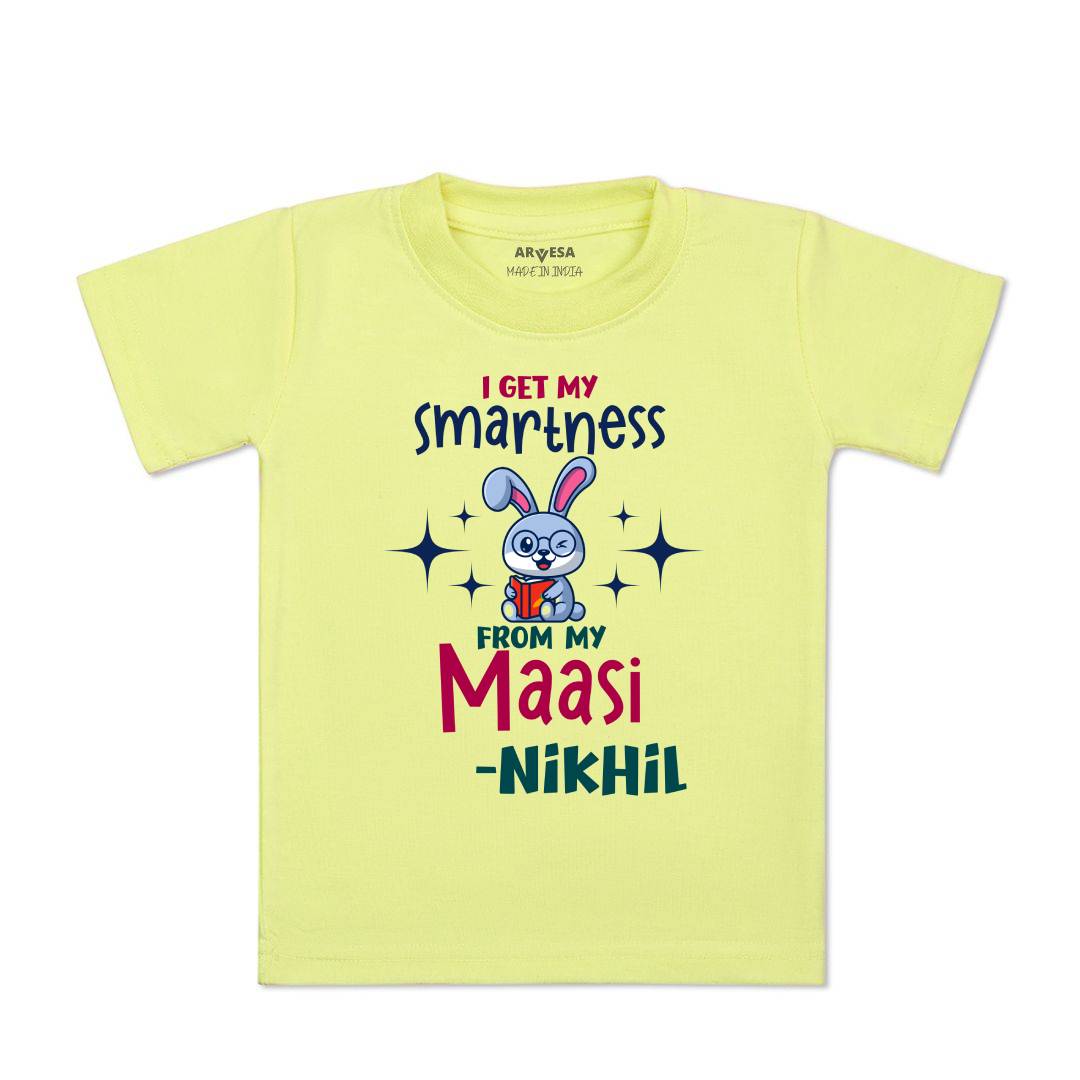 Arvesa I Got Smartness From Maasi Baby Boy & Girl Dress