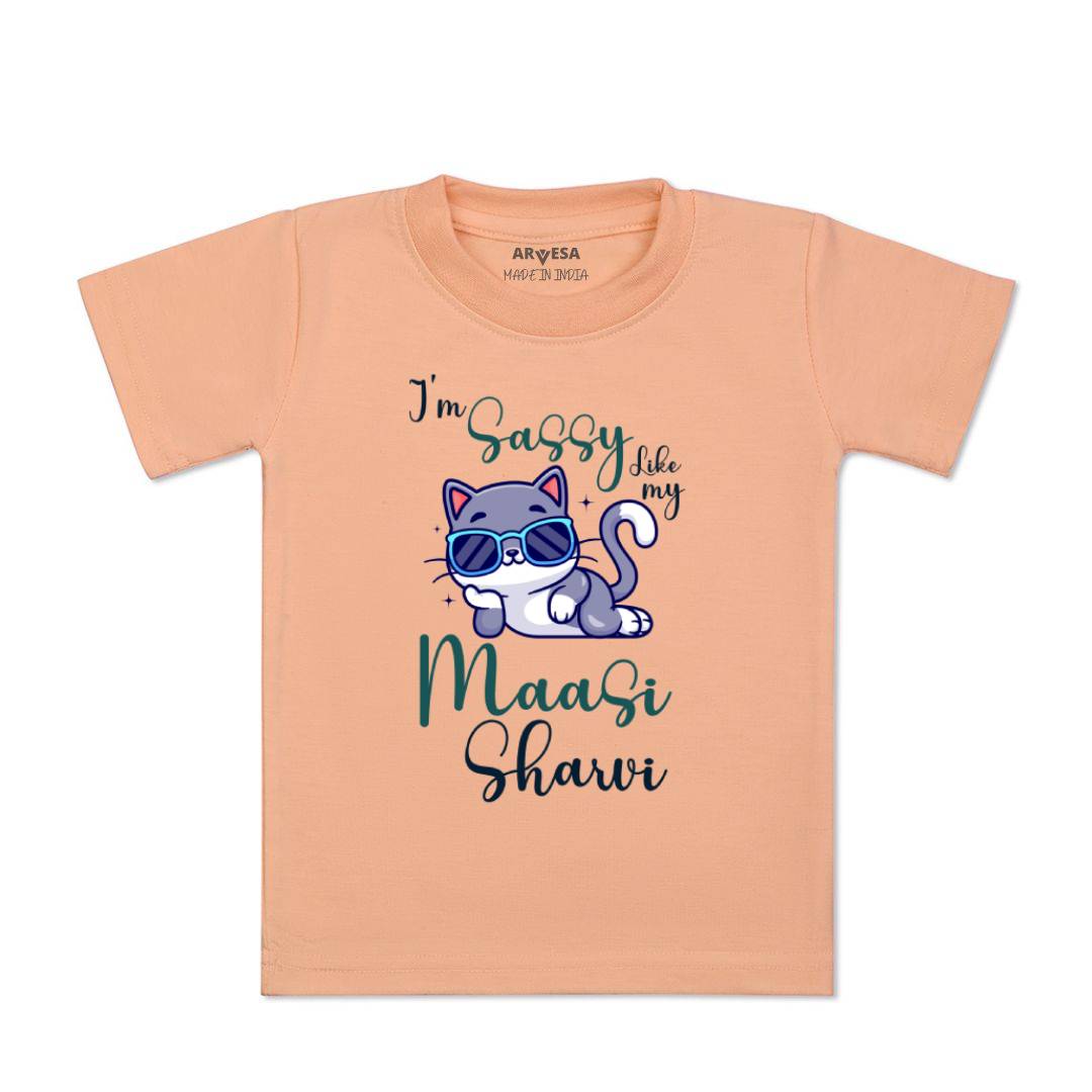 Arvesa I Am Sassy Like My Bua Baby Boy & Girl Dress