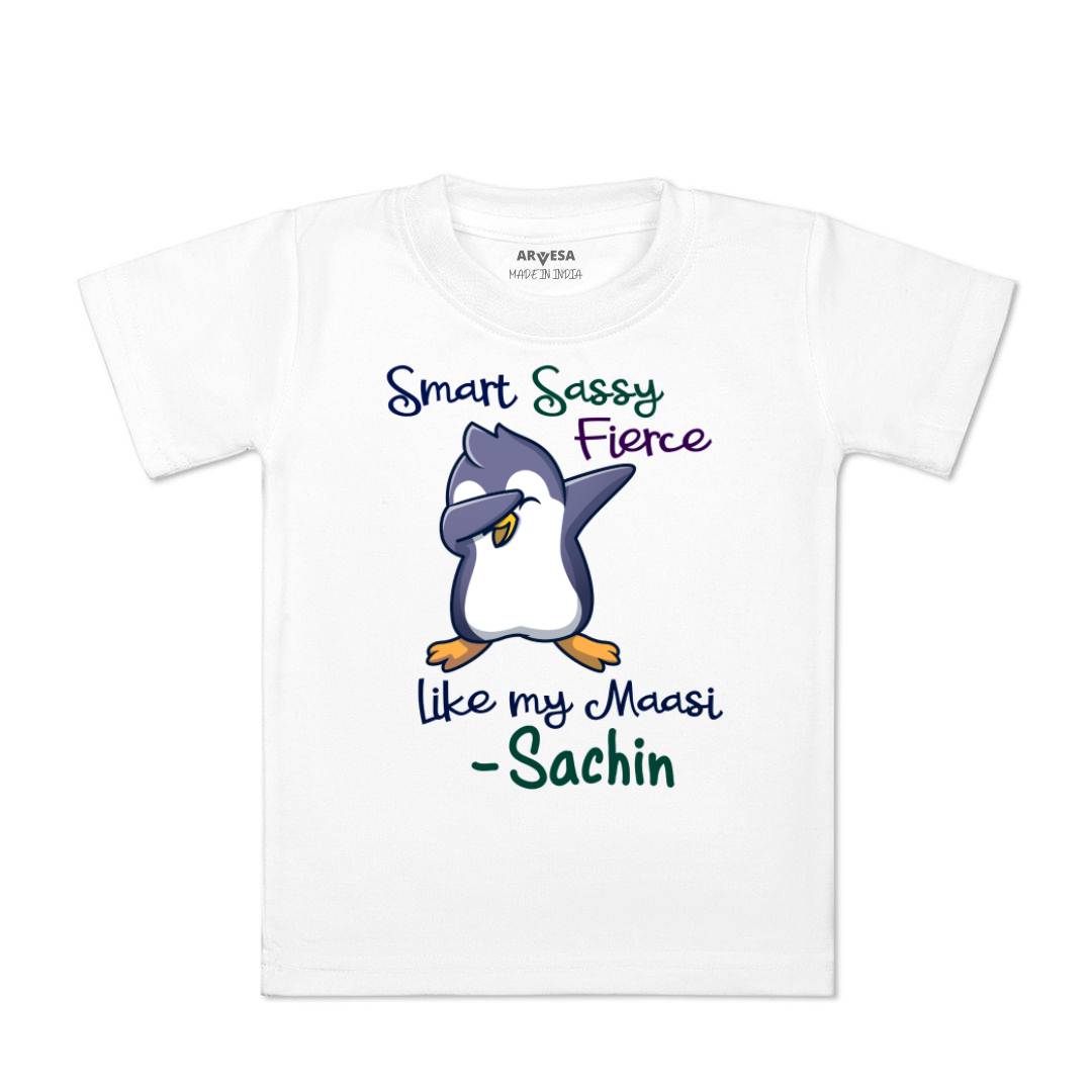 Arvesa Smart Sassy Like My Maasi Baby Boy & Girl Dress