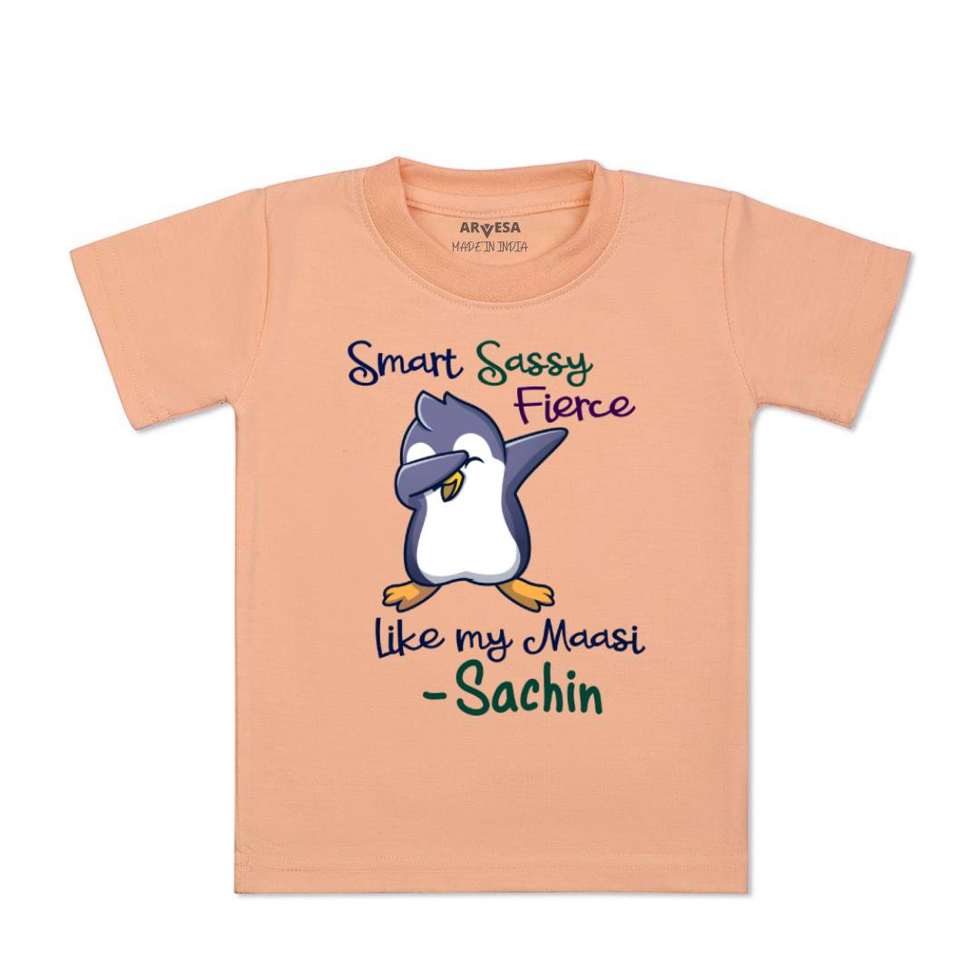 Arvesa Smart Sassy Like My Maasi Baby Boy & Girl Dress