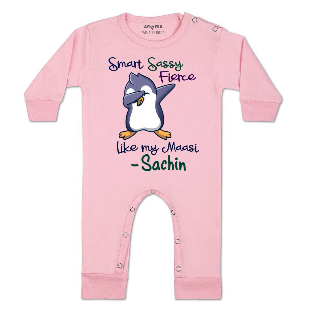 Arvesa Smart Sassy Like My Maasi Baby Boy & Girl Dress