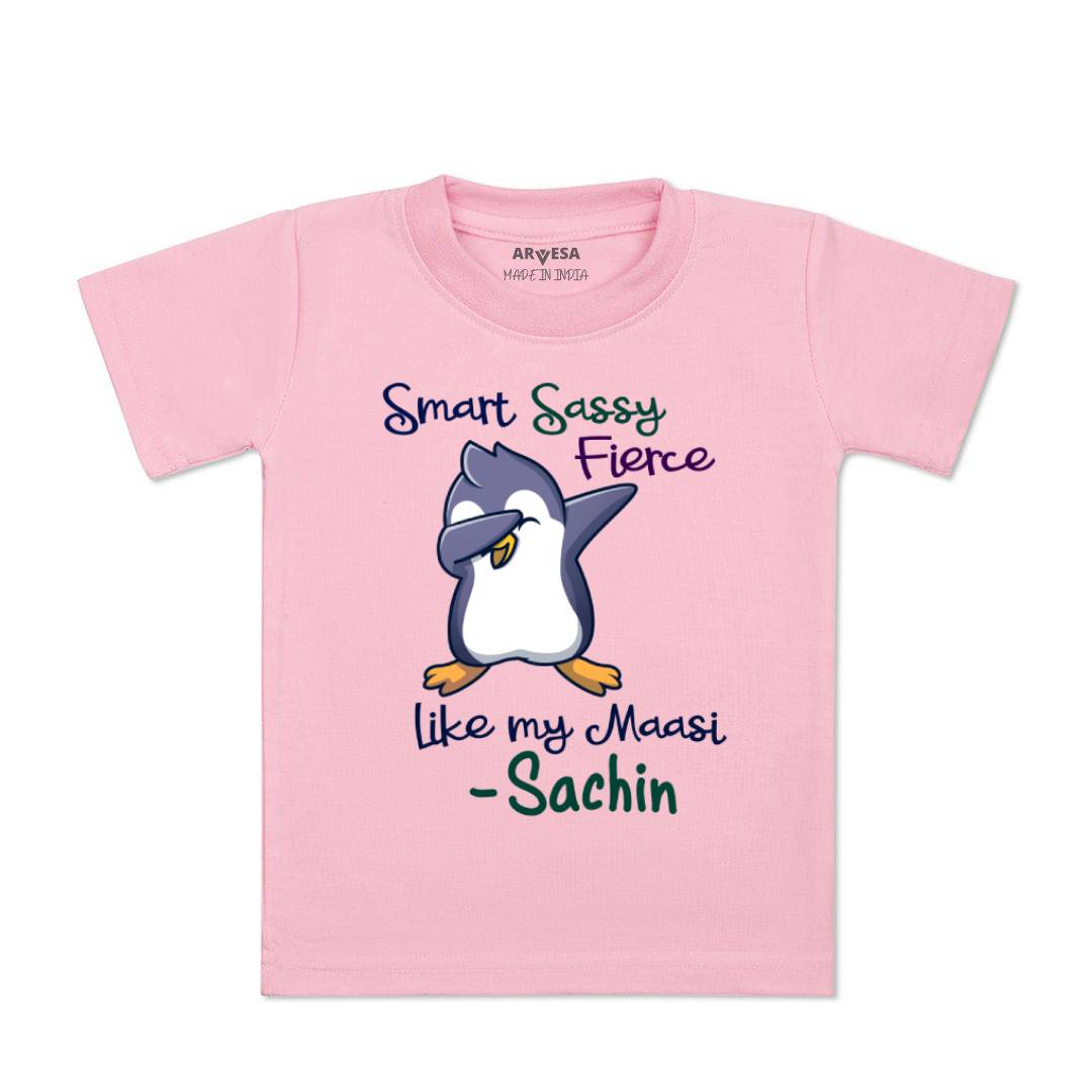 Arvesa Smart Sassy Like My Maasi Baby Boy & Girl Dress