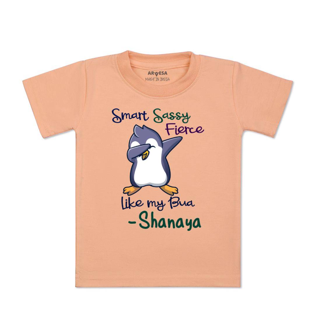 Arvesa Smart Sassy Like My Bua Baby Boy & Girl Dress