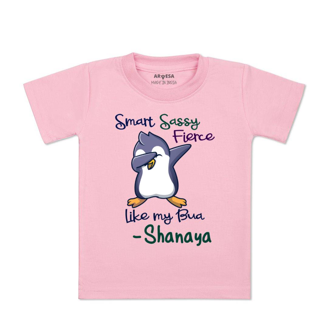 Arvesa Smart Sassy Like My Bua Baby Boy & Girl Dress