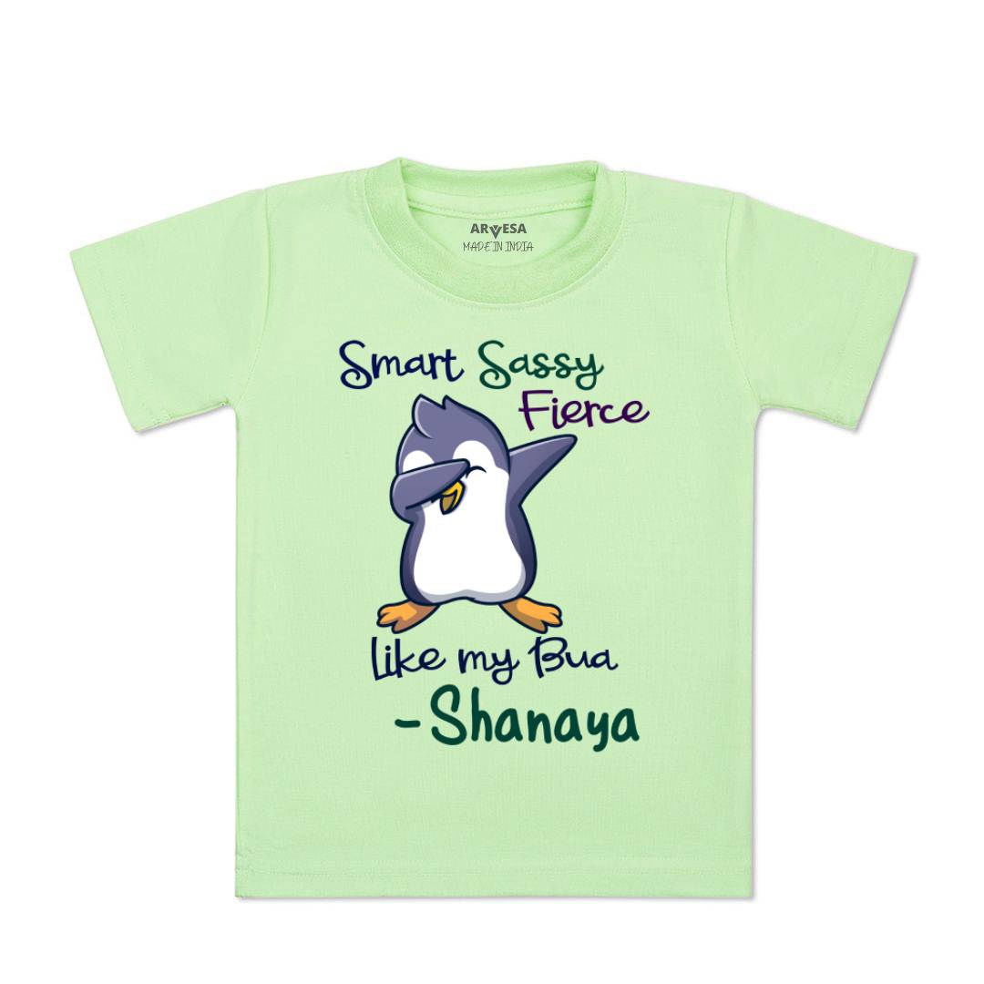 Arvesa Smart Sassy Like My Bua Baby Boy & Girl Dress