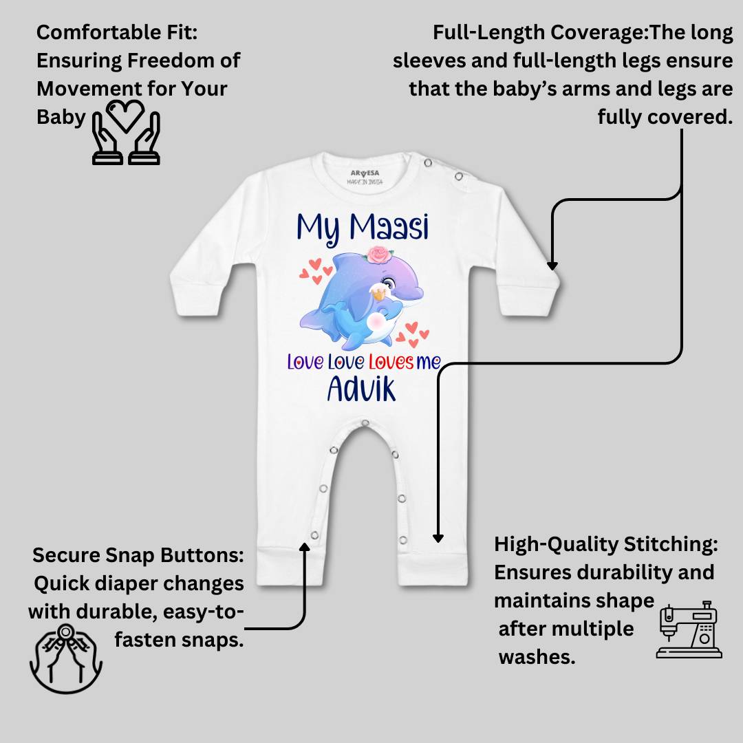 Arvesa My Maasi Love Me Baby Boy & Girl Dress