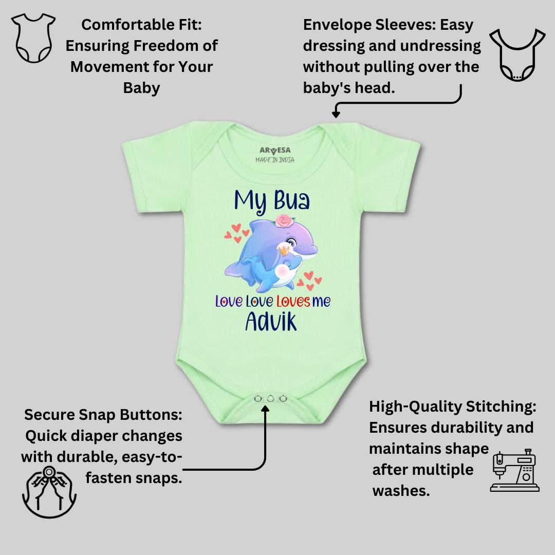Arvesa My Bua Love Me Baby Boy & Girl Dress