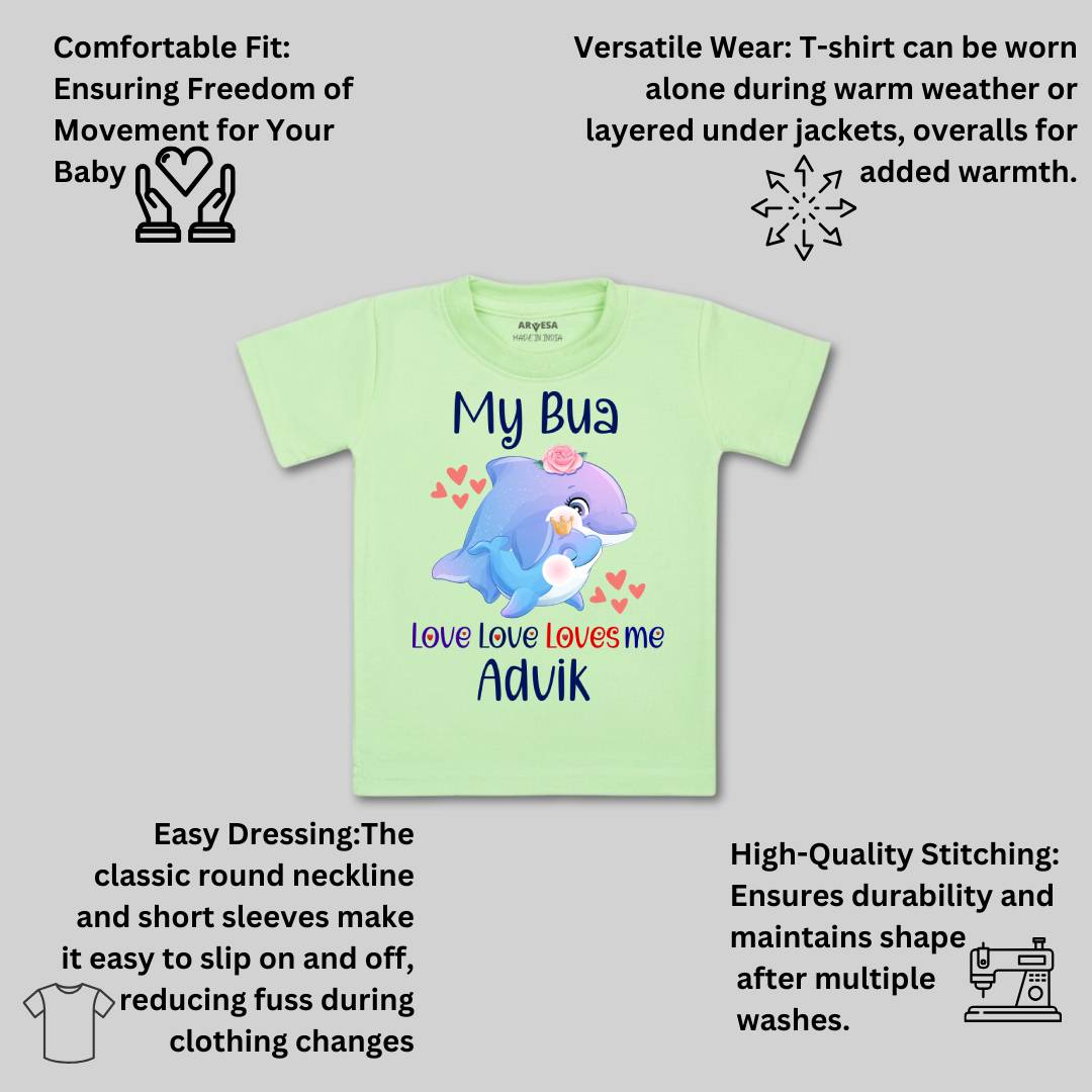 Arvesa My Bua Love Me Baby Boy & Girl Dress