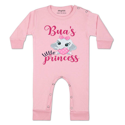 Arvesa Bua Little Princess Design-959 White 0-3 Months Jumpsuit for Baby Boy & Girl dress .