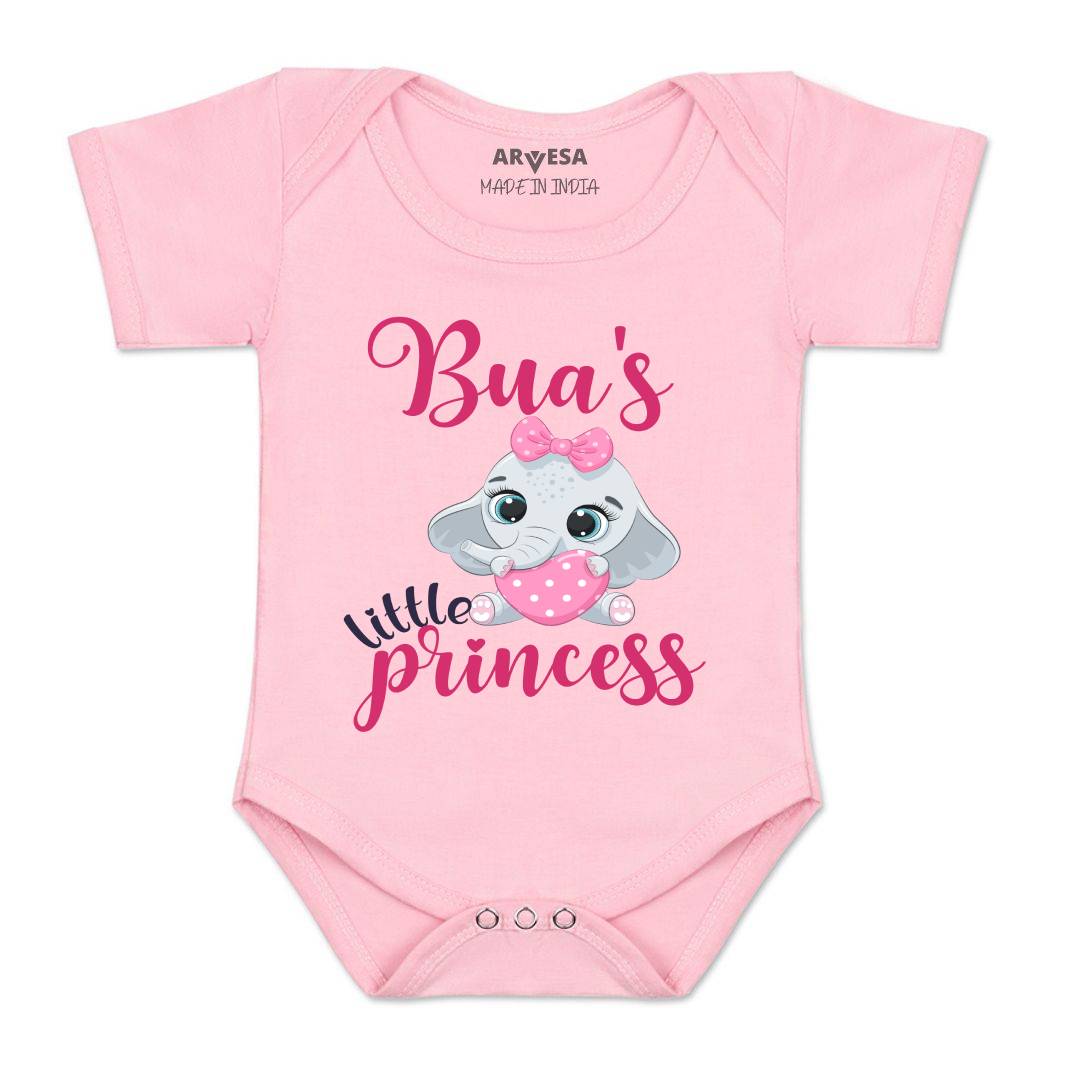 Arvesa Bua Little Princess Design-959 White 0-3 Months Jumpsuit for Baby Boy & Girl dress .
