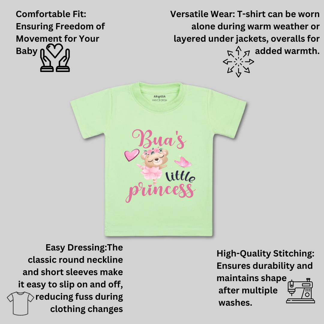 Arvesa Bua Little Princess Design-962 White 0-3 Months Jumpsuit for Baby Boy & Girl dress .
