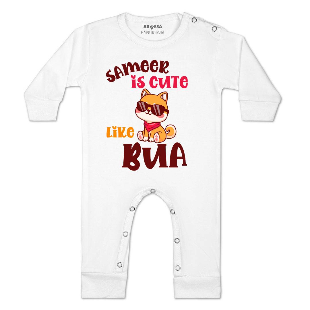 Arvesa Cute Like My Bua Baby Boy & Girl Dress