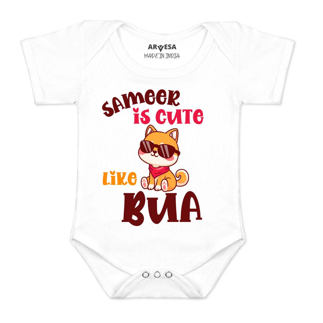 Arvesa Cute Like My Bua Baby Boy & Girl Dress