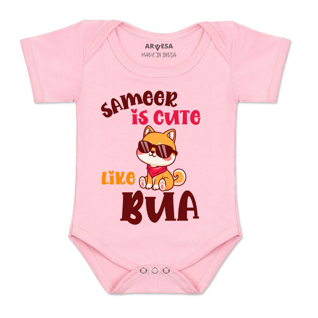 Arvesa Cute Like My Bua Baby Boy & Girl Dress