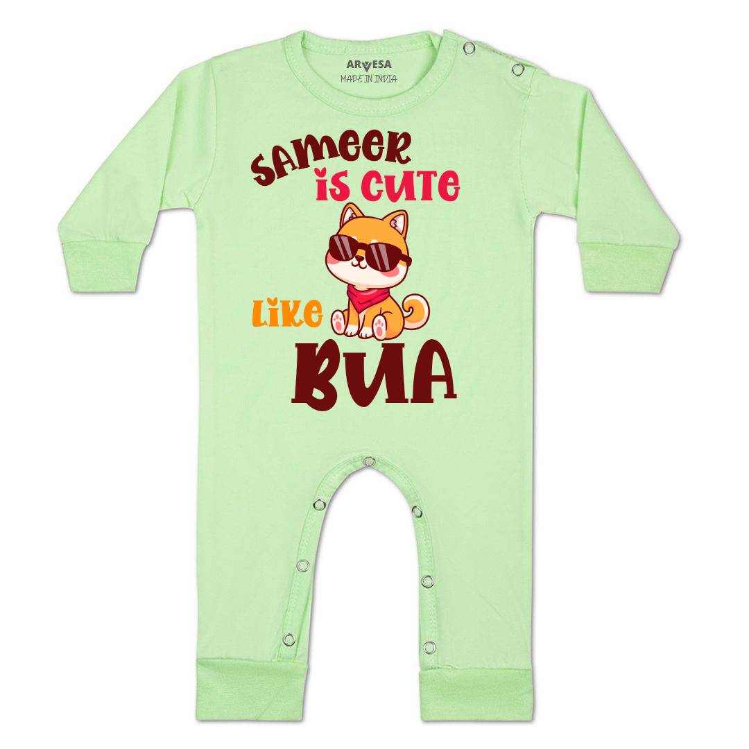 Arvesa Cute Like My Bua Baby Boy & Girl Dress