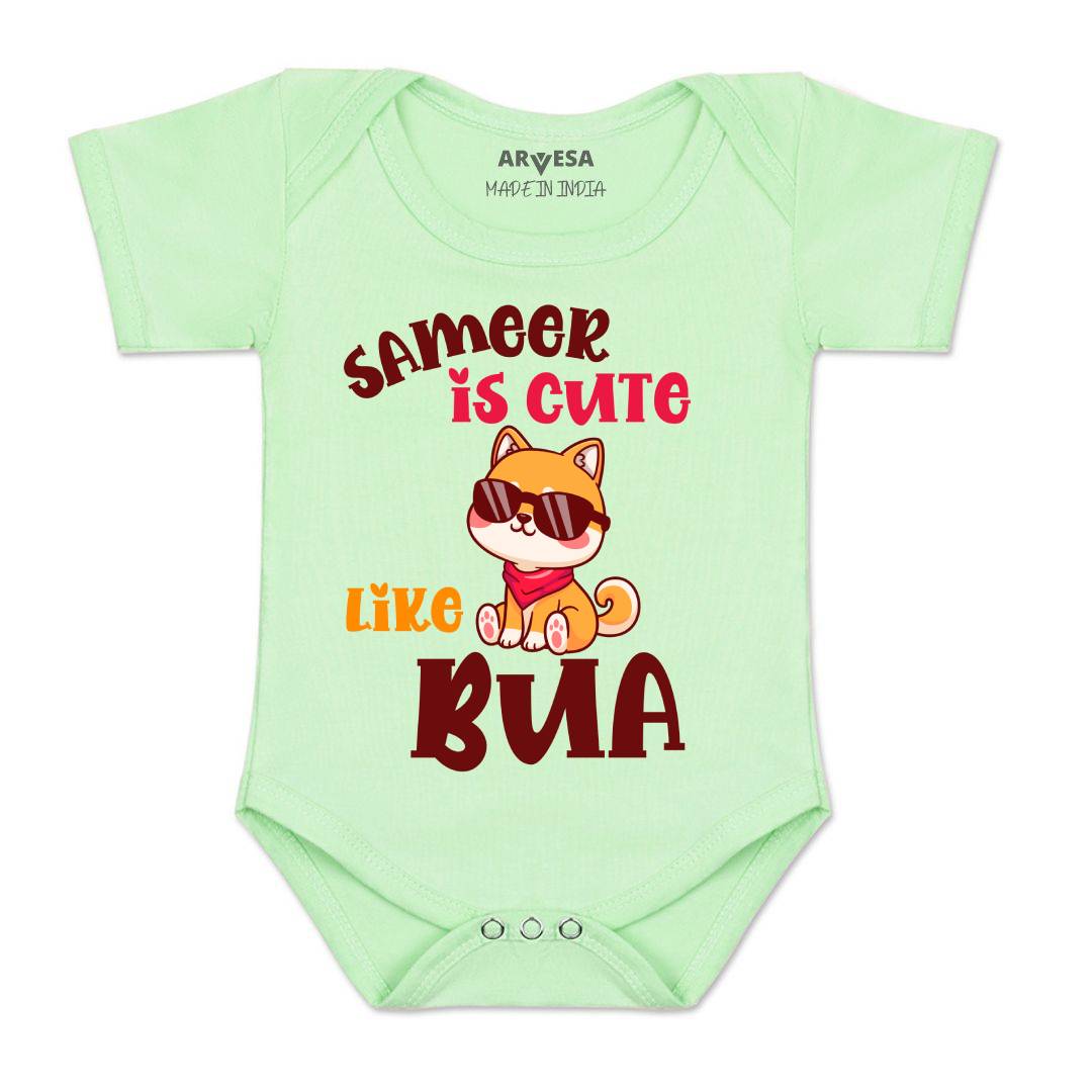 Arvesa Cute Like My Bua Baby Boy & Girl Dress