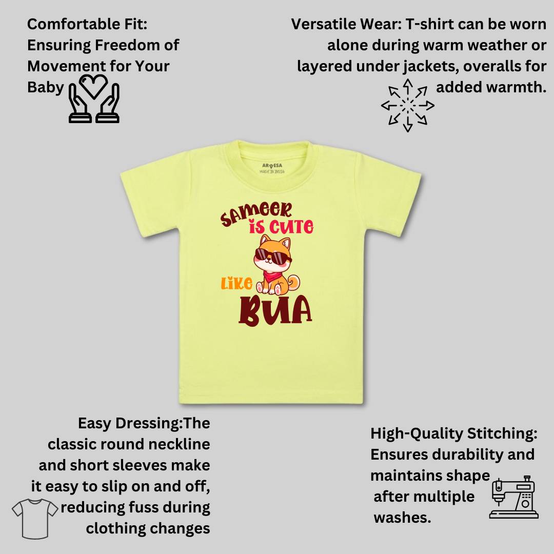 Arvesa Cute Like My Bua Baby Boy & Girl Dress