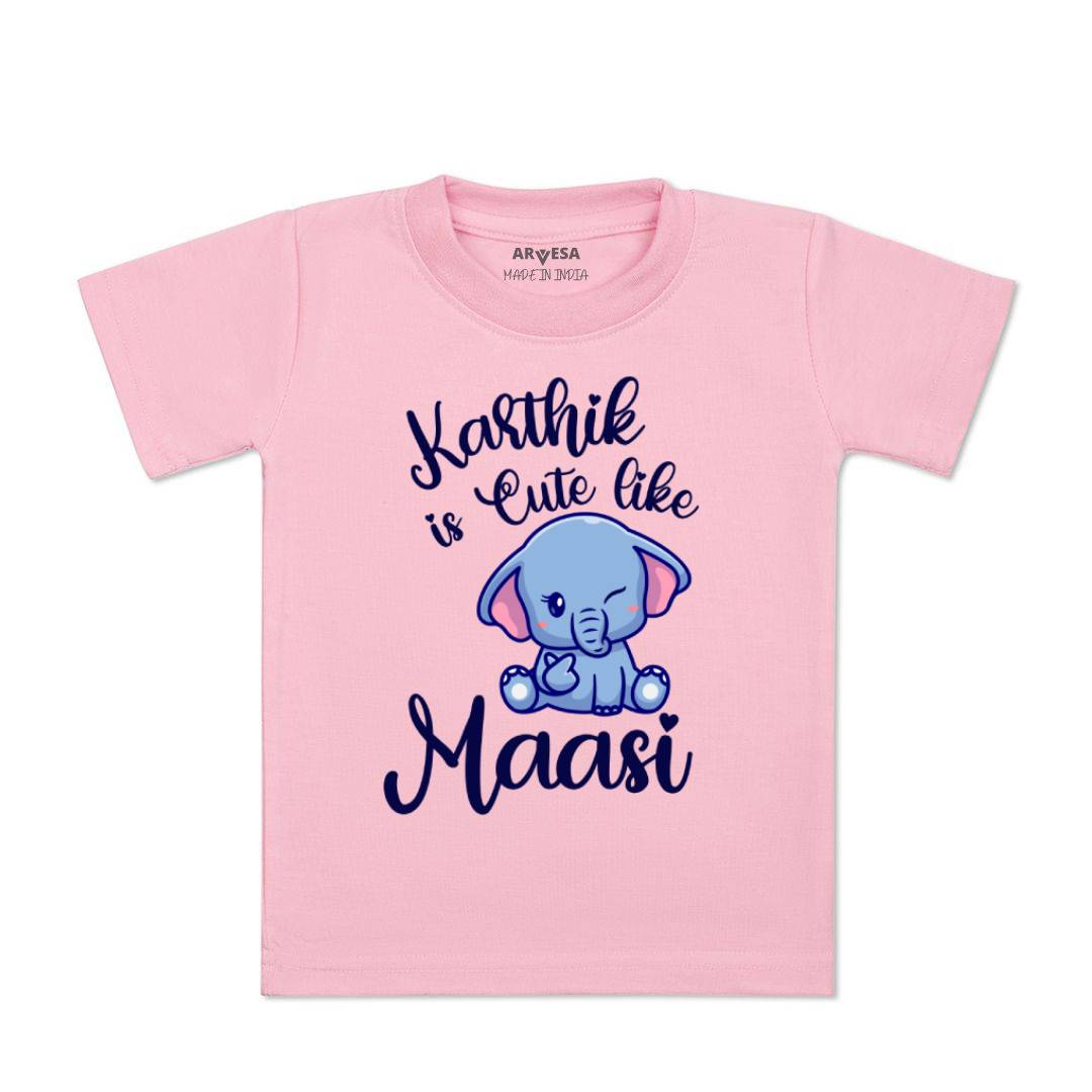 Arvesa Cute Like My Maasi Baby Boy & Girl Dress