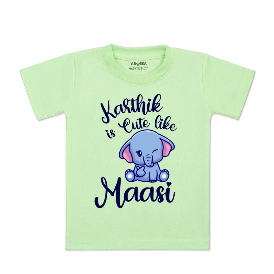 Arvesa Cute Like My Maasi Baby Boy & Girl Dress