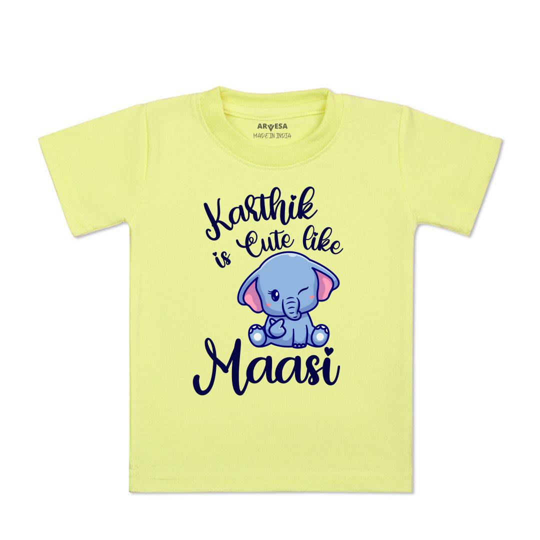 Arvesa Cute Like My Maasi Baby Boy & Girl Dress