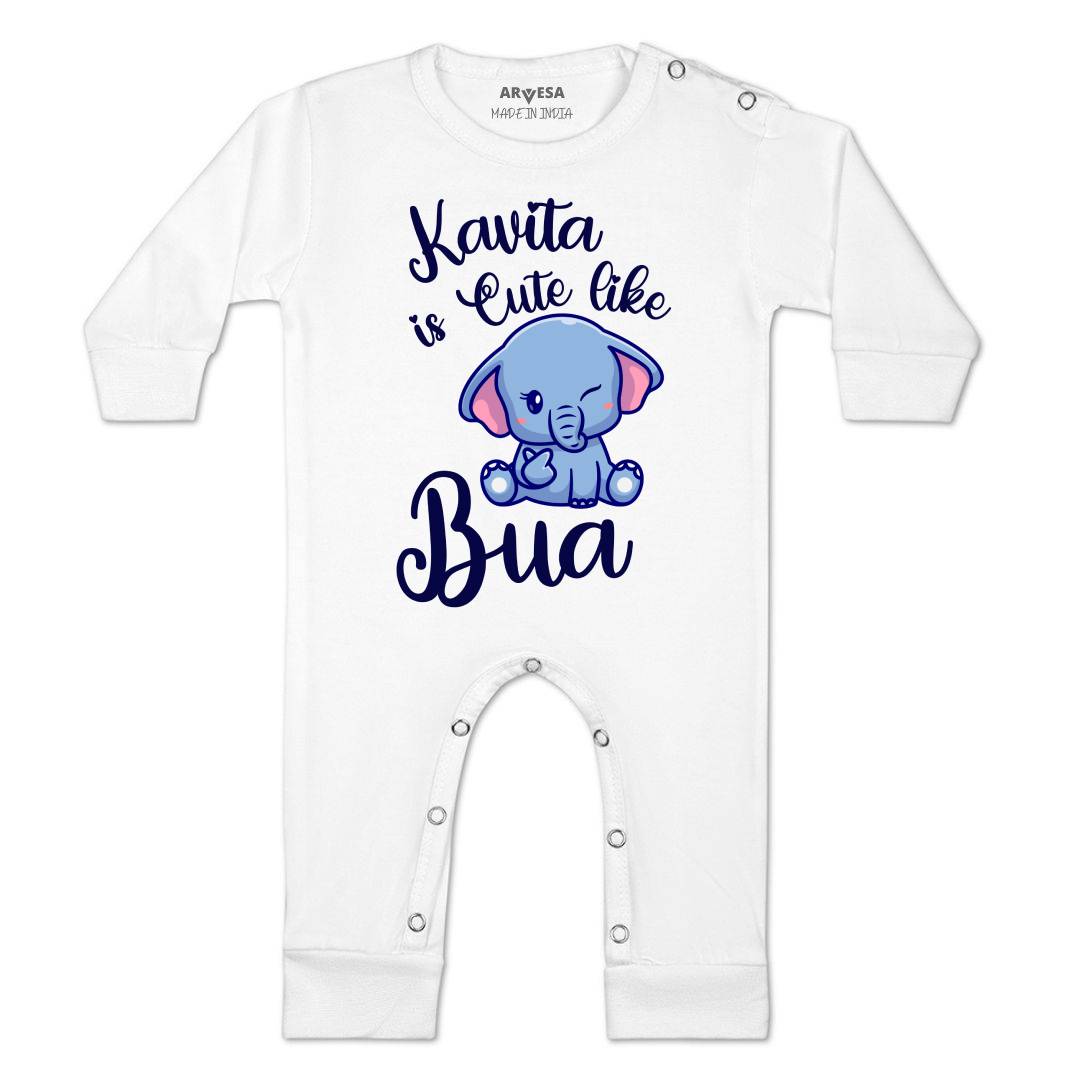 Arvesa Cute Like My Bua Baby Boy & Girl Dress