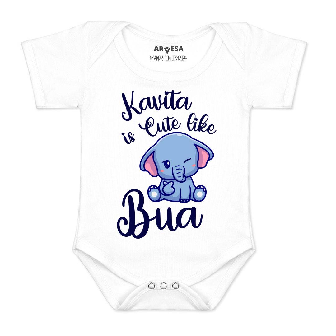 Arvesa Cute Like My Bua Baby Boy & Girl Dress