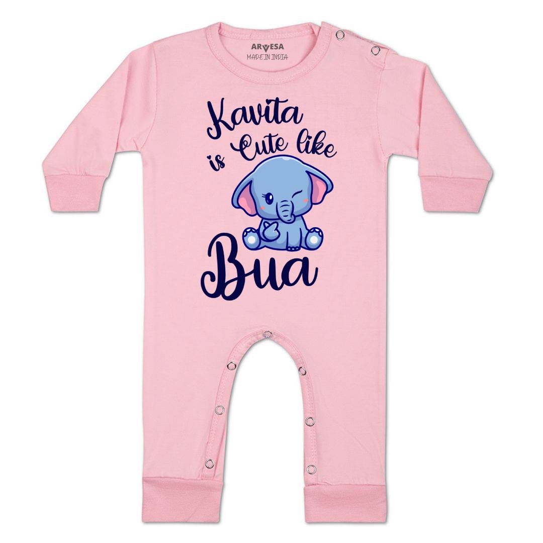 Arvesa Cute Like My Bua Baby Boy & Girl Dress