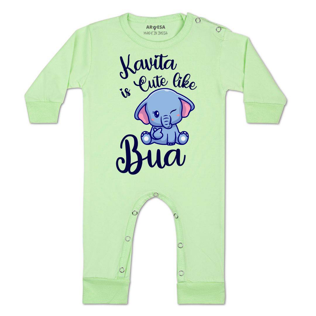 Arvesa Cute Like My Bua Baby Boy & Girl Dress