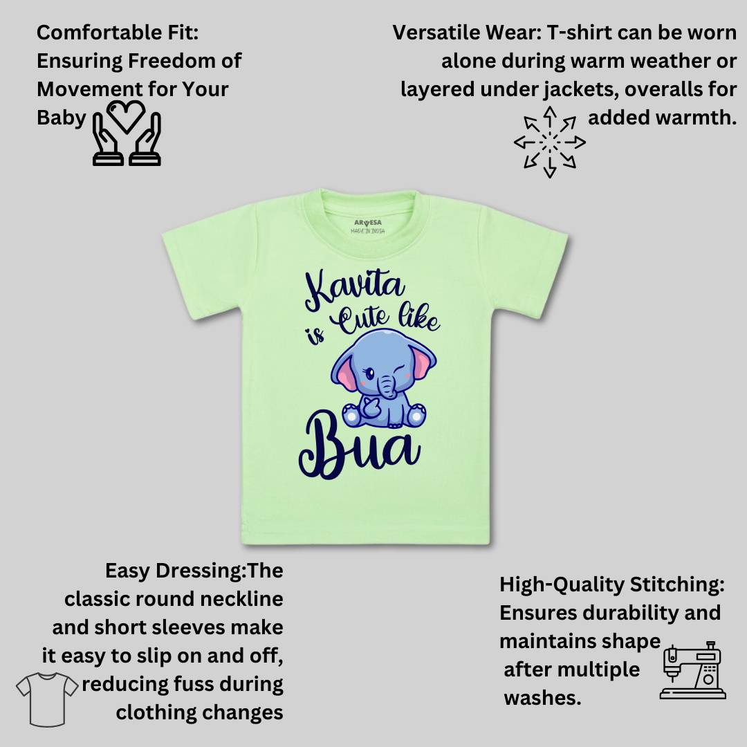 Arvesa Cute Like My Bua Baby Boy & Girl Dress