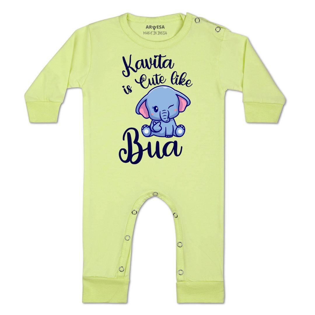 Arvesa Cute Like My Bua Baby Boy & Girl Dress