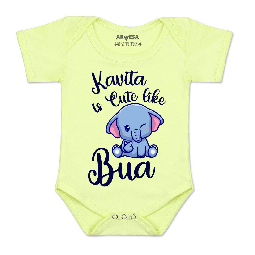 Arvesa Cute Like My Bua Baby Boy & Girl Dress