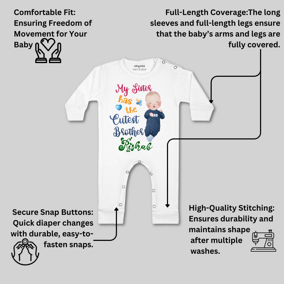 Arvesa Sister Has The Cutest Brother Baby Boy & Girl Dress