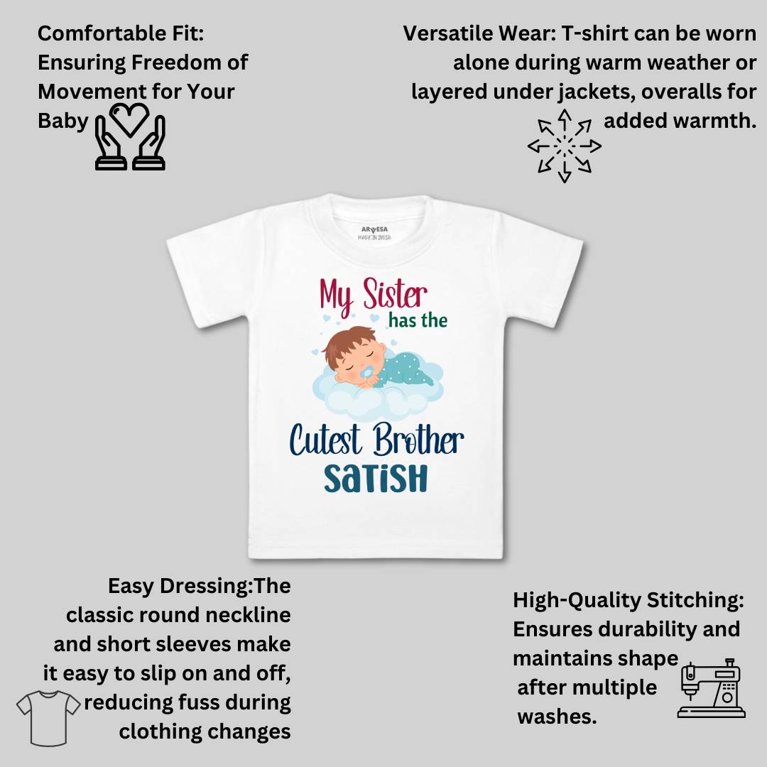 Arvesa Cutest Brother Baby Boy & Girl Dress