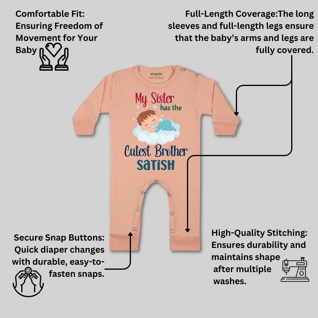 Arvesa Cutest Brother Baby Boy & Girl Dress