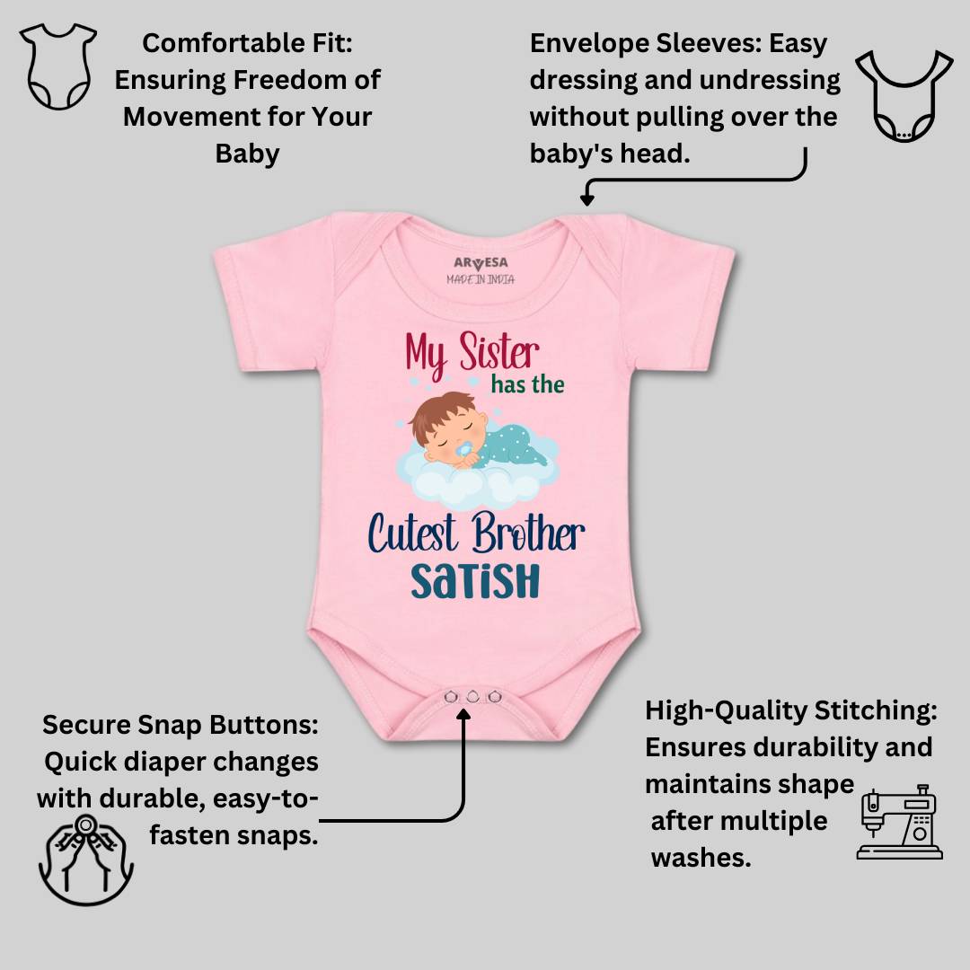 Arvesa Cutest Brother Baby Boy & Girl Dress