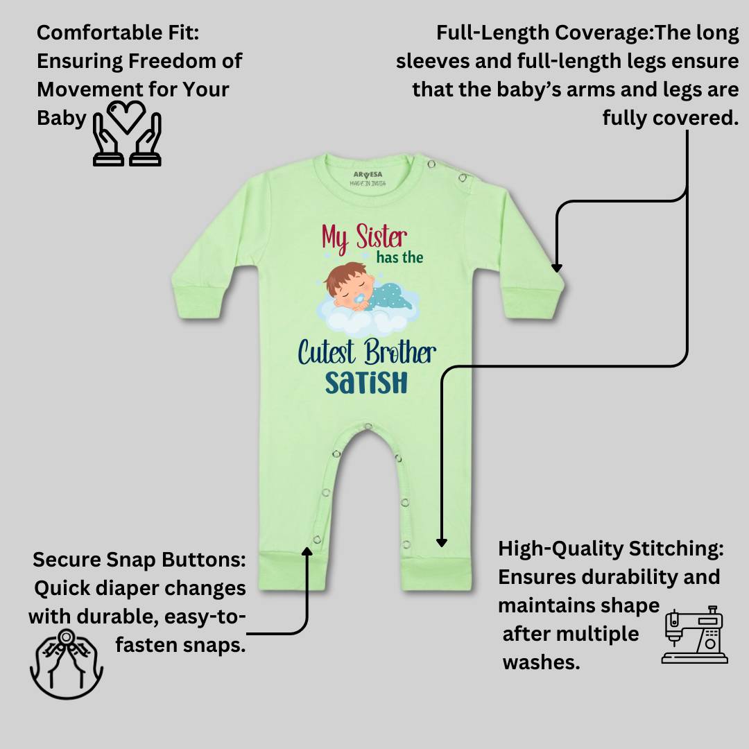 Arvesa Cutest Brother Baby Boy & Girl Dress