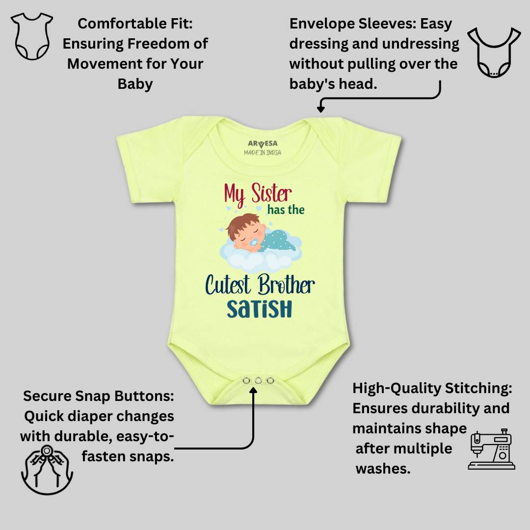 Arvesa Cutest Brother Baby Boy & Girl Dress