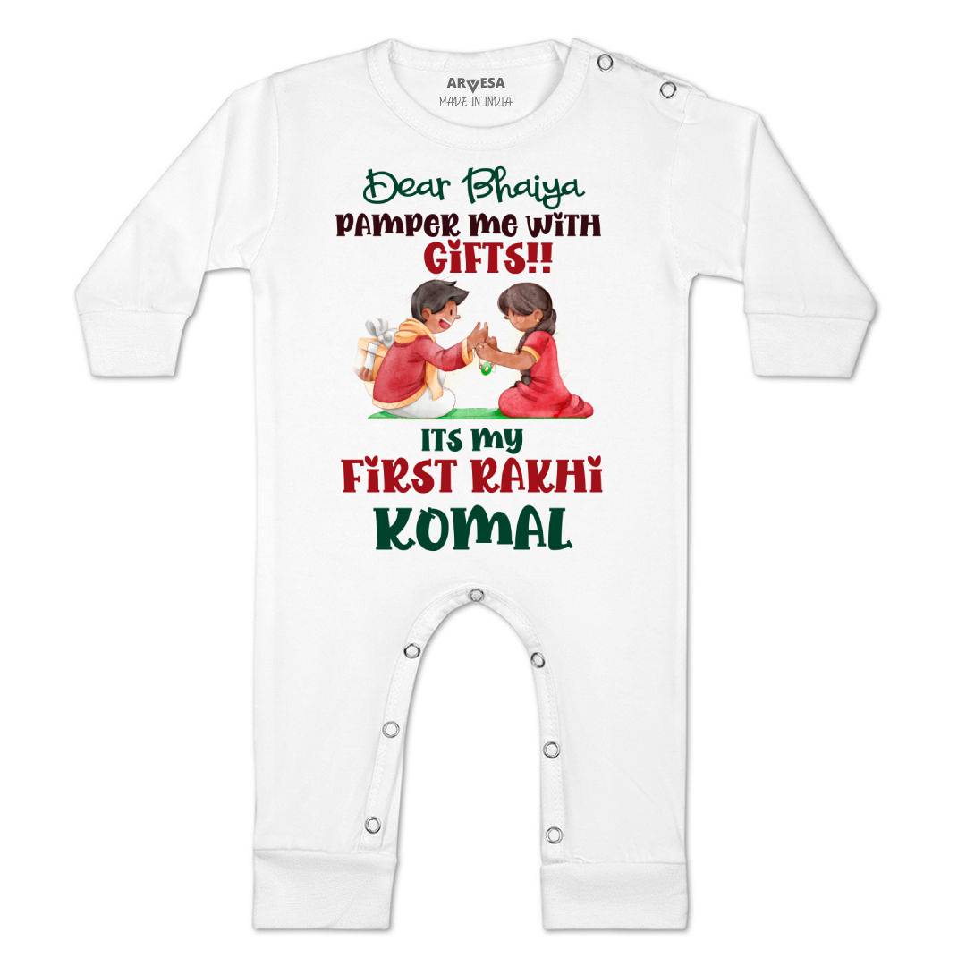 Arvesa My First Rakhi  Baby Boy & Girl Dress