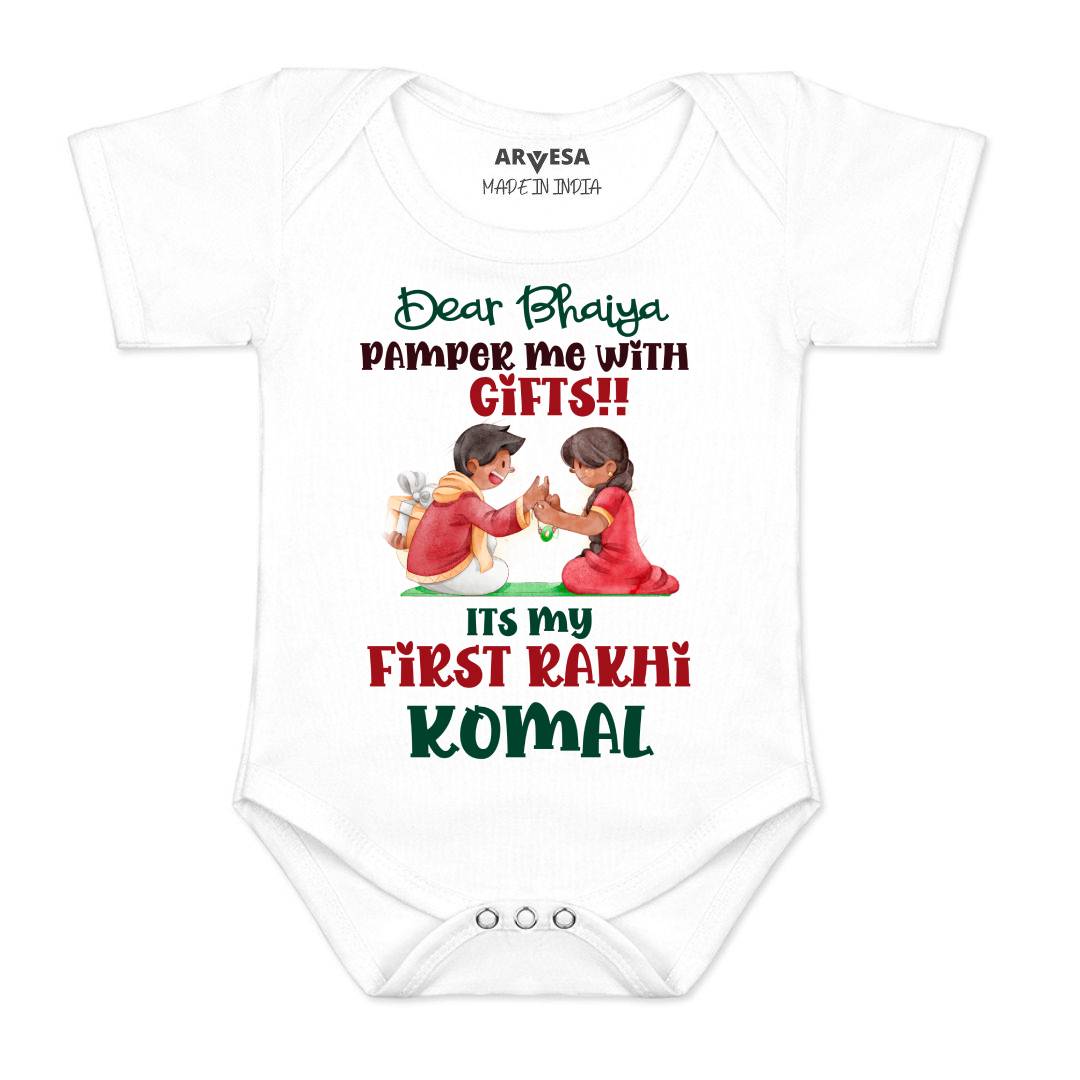 Arvesa My First Rakhi  Baby Boy & Girl Dress
