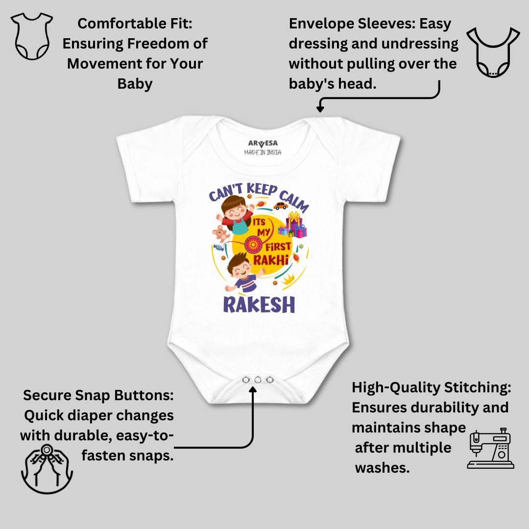 Arvesa My First Rakhi  Baby Boy & Girl Dress