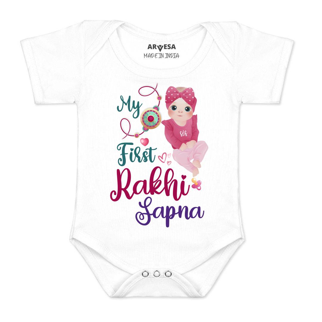 Arvesa My First Rakhi  Baby Boy & Girl Dress