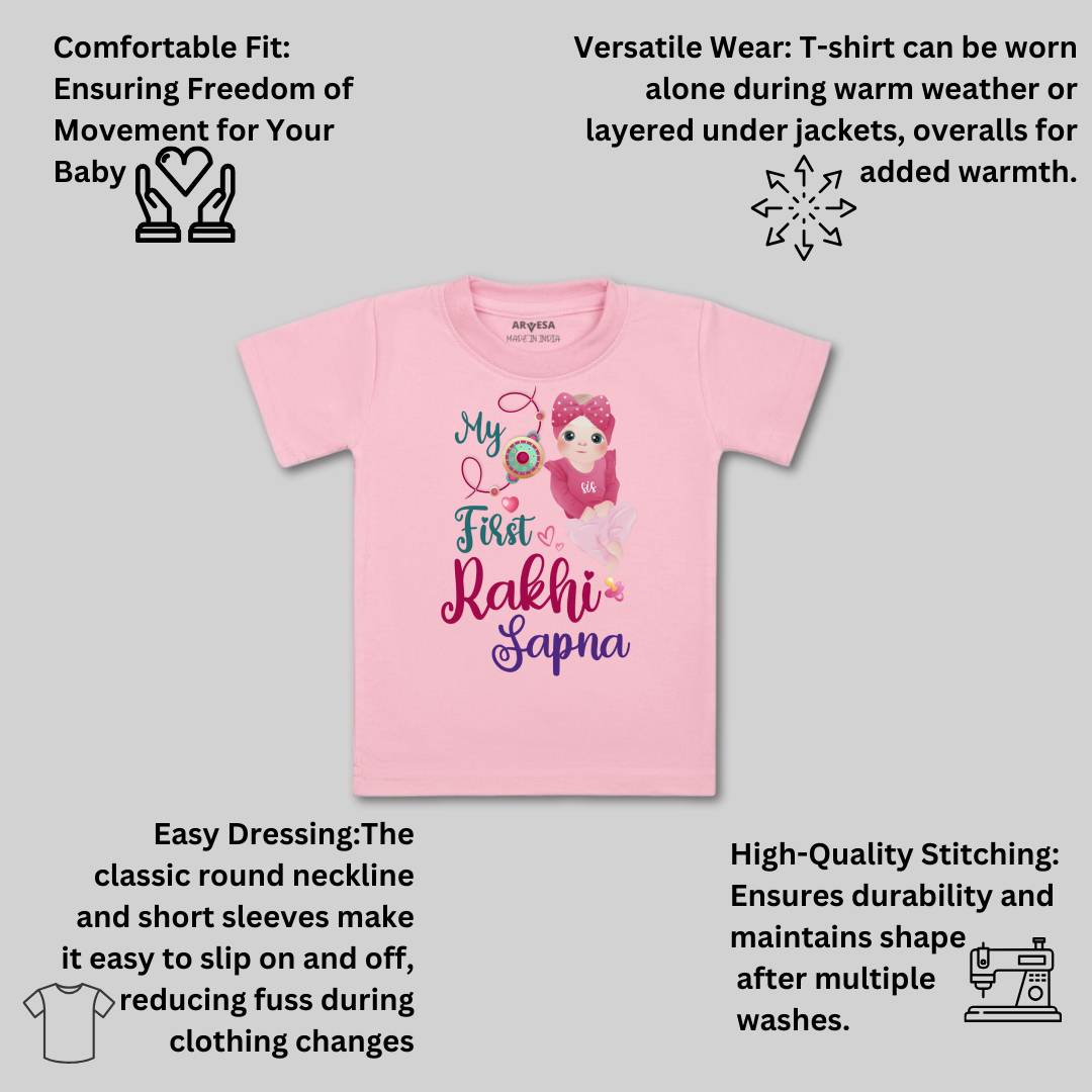 Arvesa My First Rakhi  Baby Boy & Girl Dress
