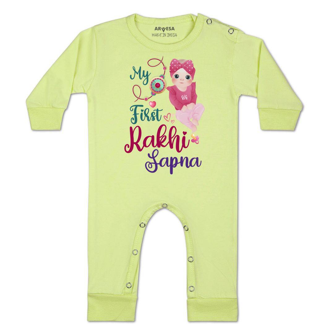 Arvesa My First Rakhi  Baby Boy & Girl Dress